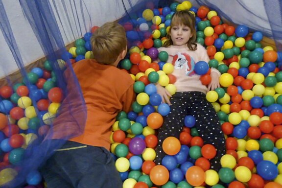 Austoben und Relaxen im Bällebad