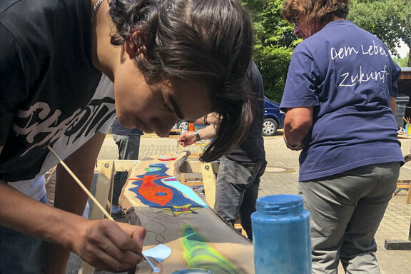 Impressionen vom Kunstprojekt