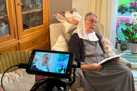 Einblick in die Dreharbeiten