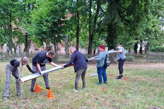 Bei den Aufgaben war Teamgeist gefordert