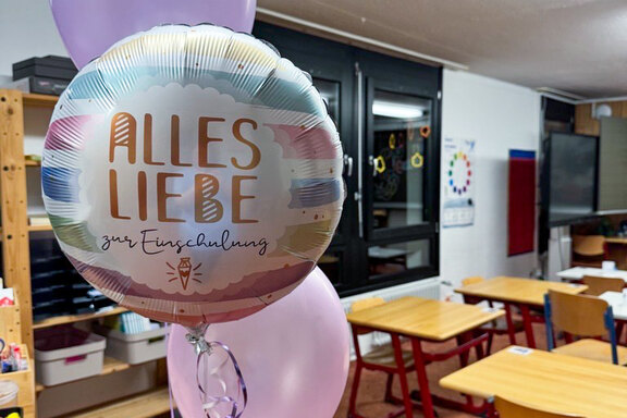 Die Klassenräume wurden für den Empfang liebevoll geschmückt Die Klassenräume wurden für den Empfang liebevoll geschmückt
