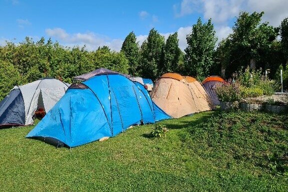 Zelten auf dem Campingplatz