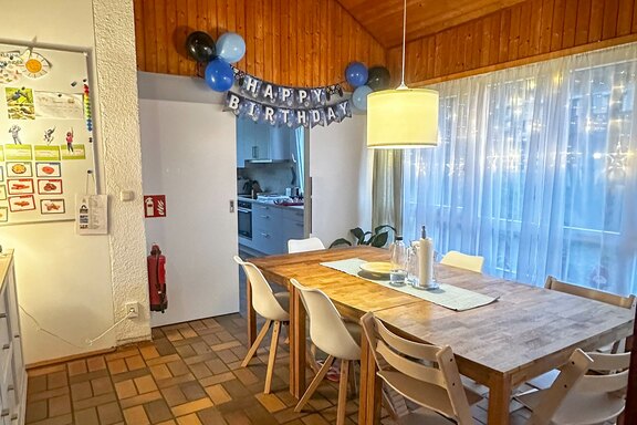 Hier kommt man gerne zusammen: das Esszimmer