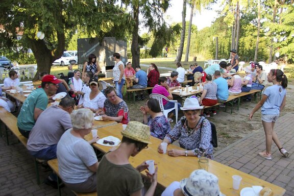 Leckeres Essen im Freien