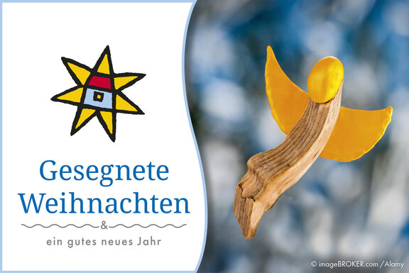 gestalteter Weihnachtsgruss