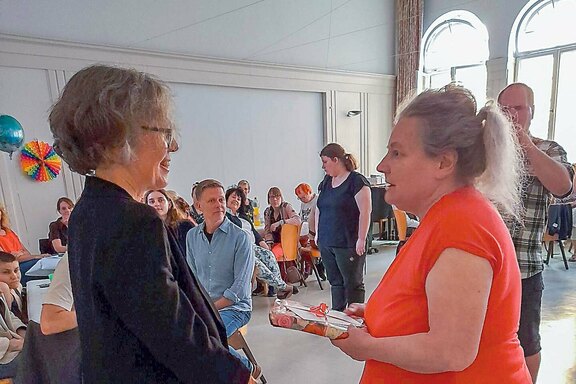 Viele persönliche Worte gab es während der Abschiedsfeier