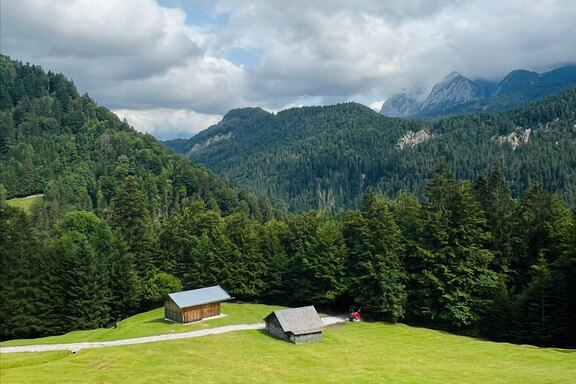 Aus dem flachen Norden ging es in die bergige Landschaft im Süden Aus dem flachen Norden ging es in die bergige Landschaft im Süden