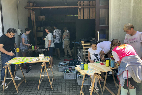 Impressionen vom Kunstprojekt