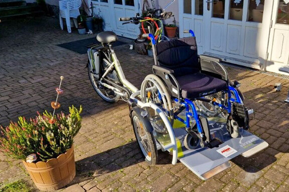 Die Aktion Mensch förderte das Rollstuhldreirad