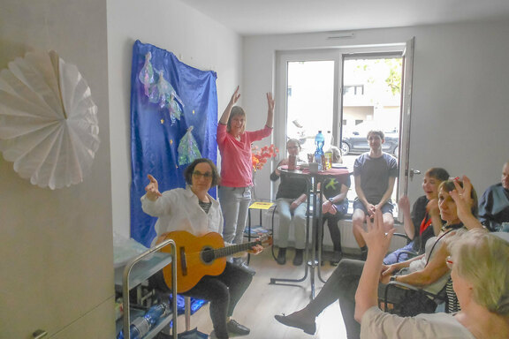 Segen für die Gruppe