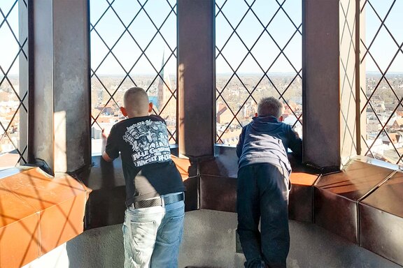 Ausblick vom Turm der St.-Petri-Kirche in Lübeck