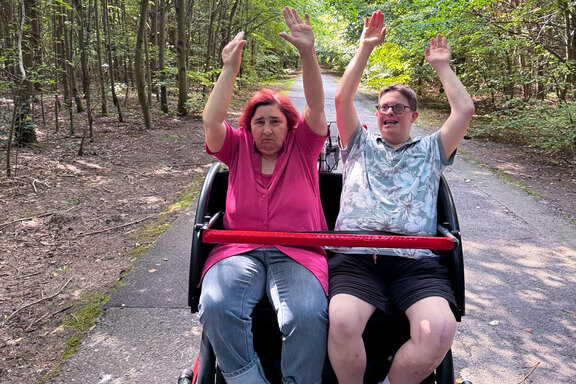 Die Elektro-Rikscha kommt gut an