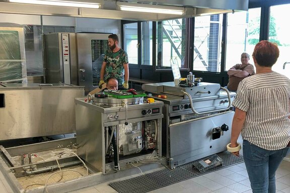 Rückbau der Zentralküche in Öhringen