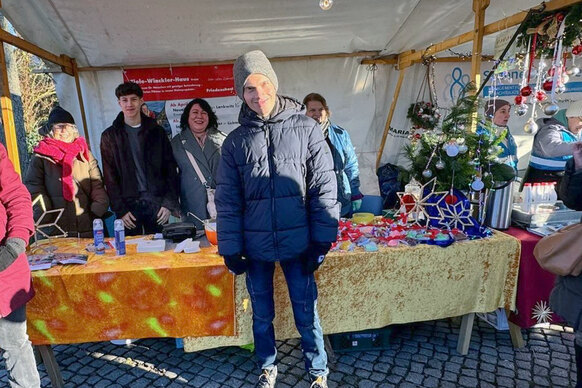 Nette Begegnungen am Stand des TWH-Freundeskreises