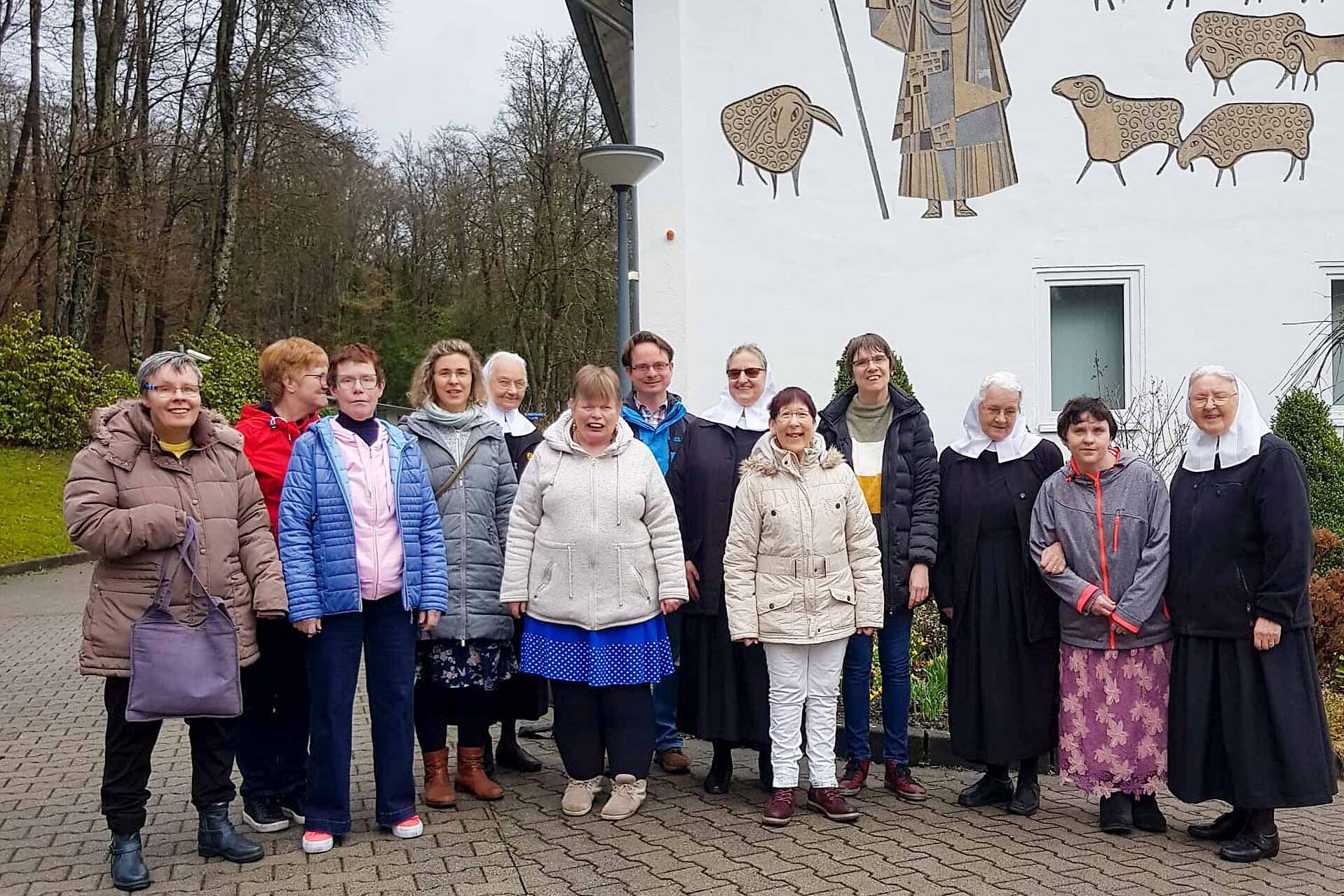 Das Abschlussbild vor dem Mutterhaus darf nicht fehlen