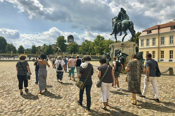 ... war der erste Anlaufpunkt für die Ausflügler