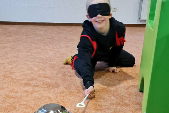 Beim Topf-Schlagen – ganz nah dran!