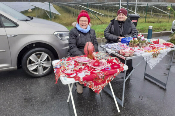 Friedenshort präsentiert sich auf dem Weihnachtsmarkt am ENI Autohof