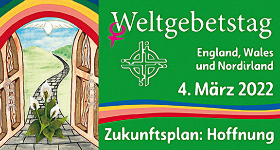 Weltgebetstag-Plakatmotiv 2022 der Künstlerin Angie Fox