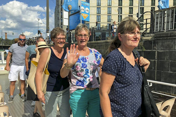 Endstation der Dampferfahrt war die Friedrichstraße