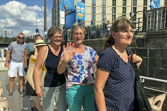 Endstation der Dampferfahrt war die Friedrichstraße