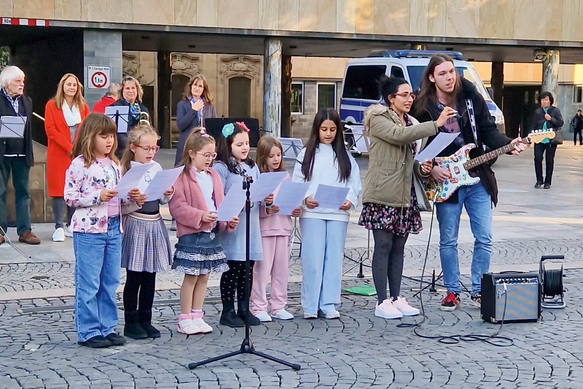 Liedvortrag bei der Langen Nacht der Demokratie in Heilbronn