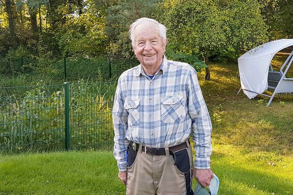 Ein strahlendes Lächeln, so behalten wir Herrn Behlendorf in Erinnerung  