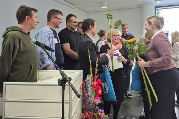 Steuerungsgruppe bei der Verleihung