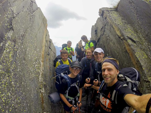 Die Gruppe ist während der Fahrt zusammengewachsen