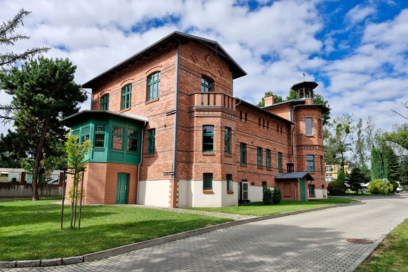 Das erste Haus "Friedenshort" in Miechowitz Das erste Haus "Friedenshort" in Miechowitz