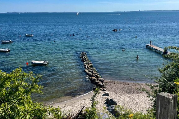 Blick vom Campingplatz