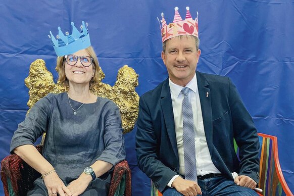 Regionalleiterin Cordula Bächle-Walter und Oberbürgermeister Thilo Michler