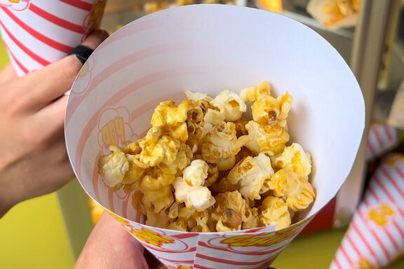 Leckeres Popcorn gab es auch