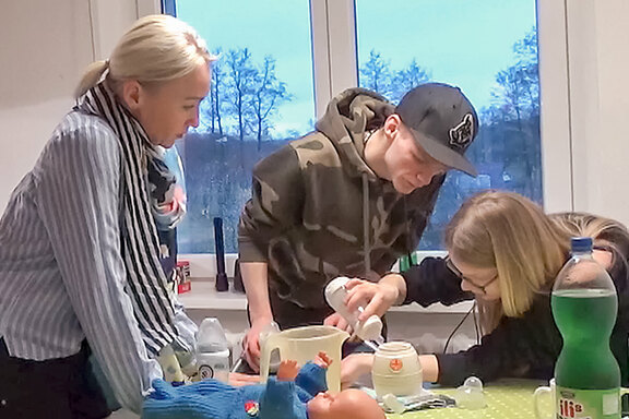 Praktische Übungen zur Flaschenzubereitung