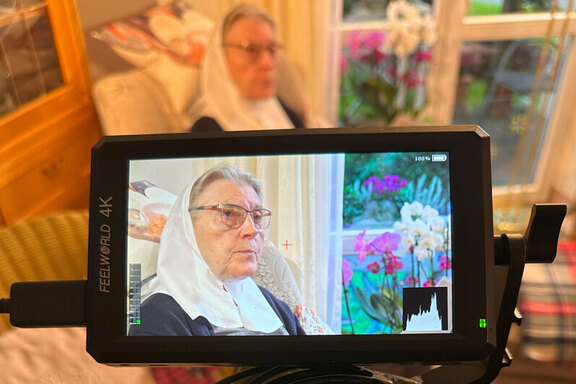 Einblick in die Dreharbeiten