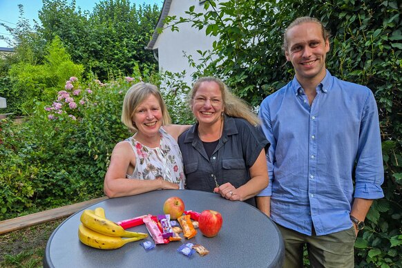 Ein großer Dank geht an die MAV für die tolle Vorbereitung. Foto: Irene Schwarz, Yvonne Maag und Louis Göbel (v. l.)