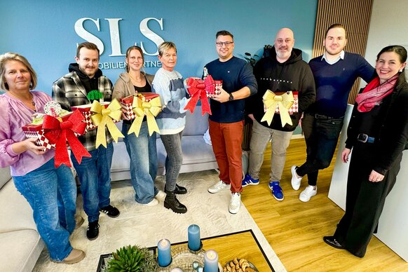 Die SLS Immobilienpartner GmbH überreichte eine Spende an die Einrichtung Dorsten