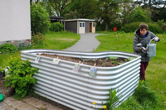 Impressionen vom Hochbeet