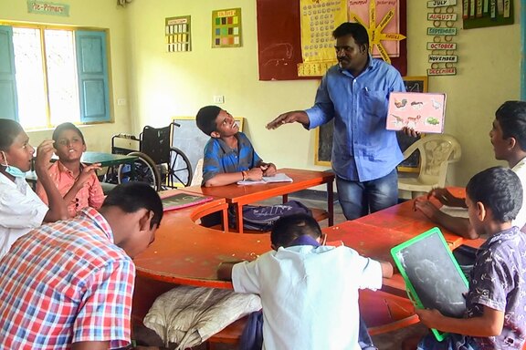 Der Schulbetrieb in der inklusiven und der Förderschule läuft seit Herbst wieder Der Schulbetrieb in der inklusiven und der Förderschule läuft seit Herbst wieder