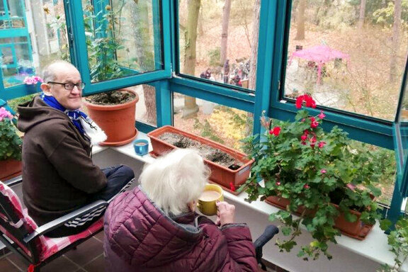 Auch im Wintergarten ließ es sich gut zuhören Auch im Wintergarten ließ es sich gut zuhören