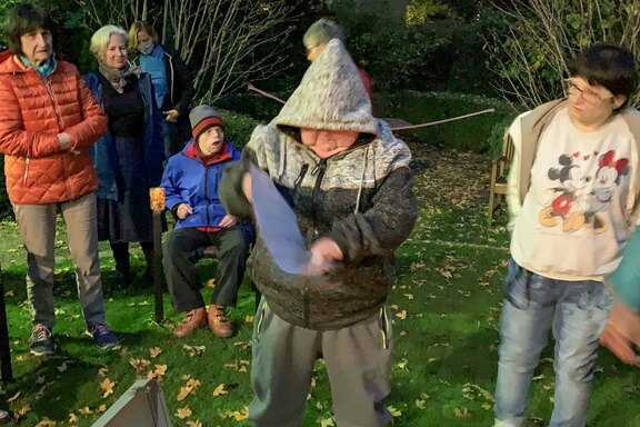 ... und schließlich fanden alle gemeinsam den Schatz!