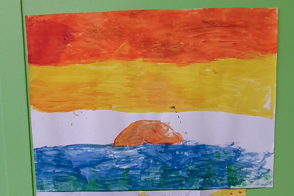 Farbenfrohe Bilder sind entstanden