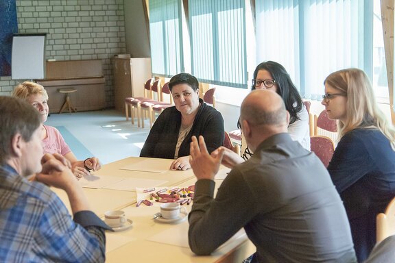 "Wem schenke ich mein Vertrauen?" Die Frage sorgte für angeregte Diskussionen