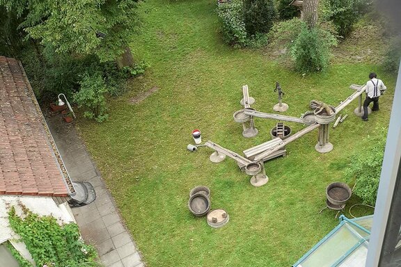 Sven Magnus sorgte für den Aufbau dieser auch optisch schönen Anlage