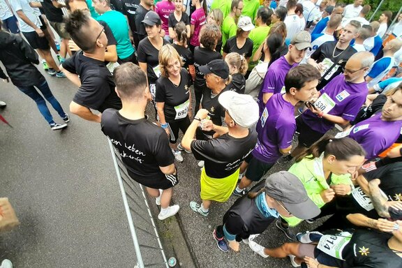 Während der Startaufstellung