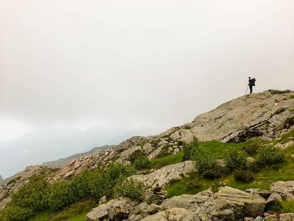 ... und die atemberaubende Aussicht genossen