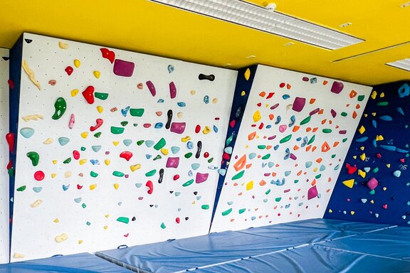 Action und Spaß gab es auch in der Boulder-Halle Action und Spaß gab es auch in der Boulder-Halle