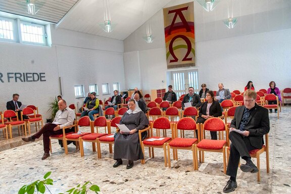 In der Friedenshort-Kirche fand zu diesem Anlass eine Andacht statt