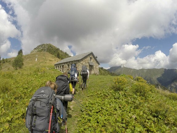 In den Selbstversorgerhütten gab es weder Steckdosen noch WLAN