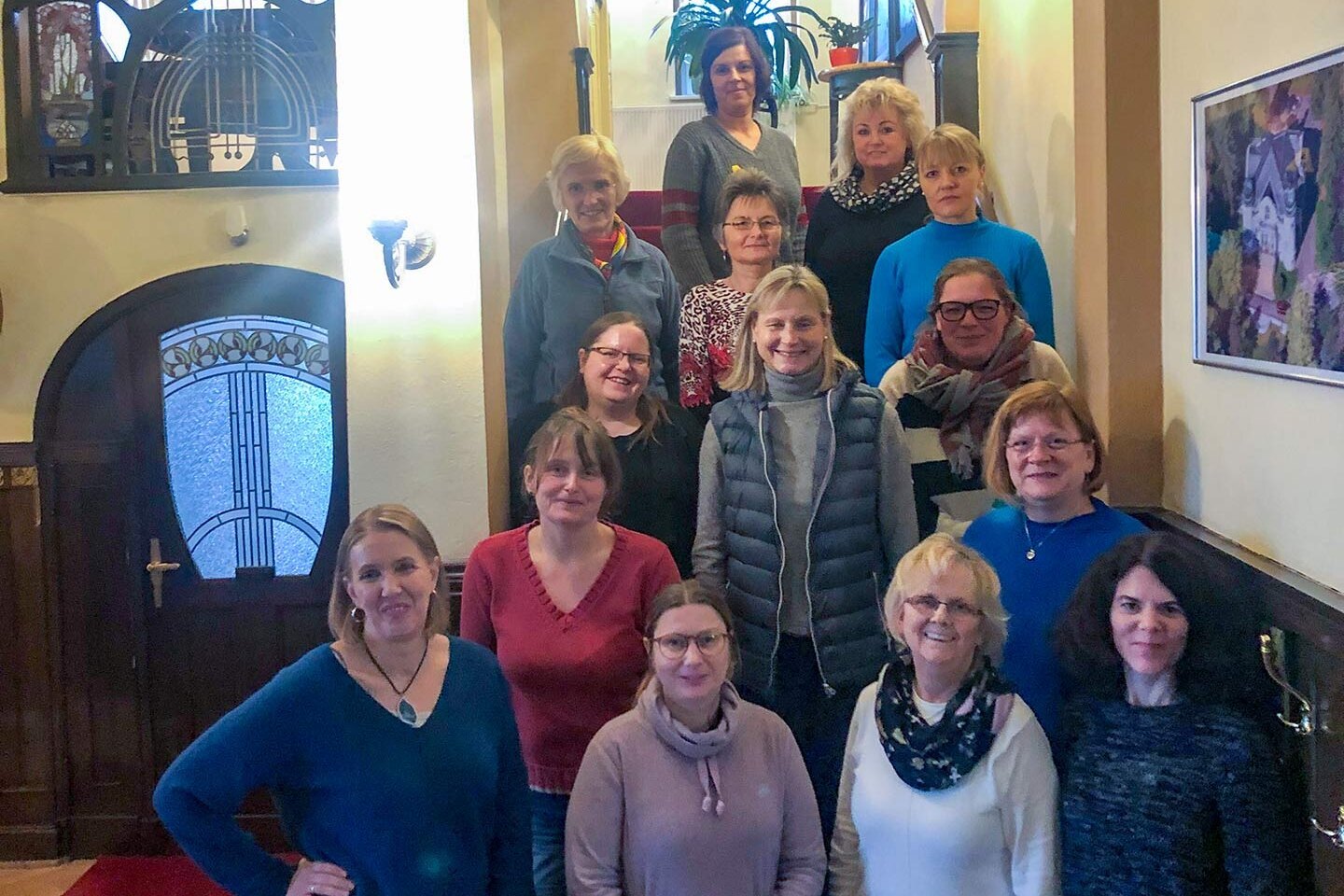 Gruppenfoto mit allen Teilnehmerinnen